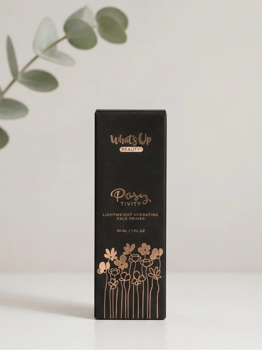 Whats Up Beauty Posy-tivity Hydrating Face Primer Niacinamide Grip 1oz NIB